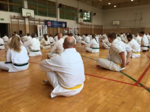 Kaliszanie na obozie szkoleniowym karate 2019